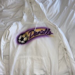 “Danielle” airbrush sweatshirt hoodie